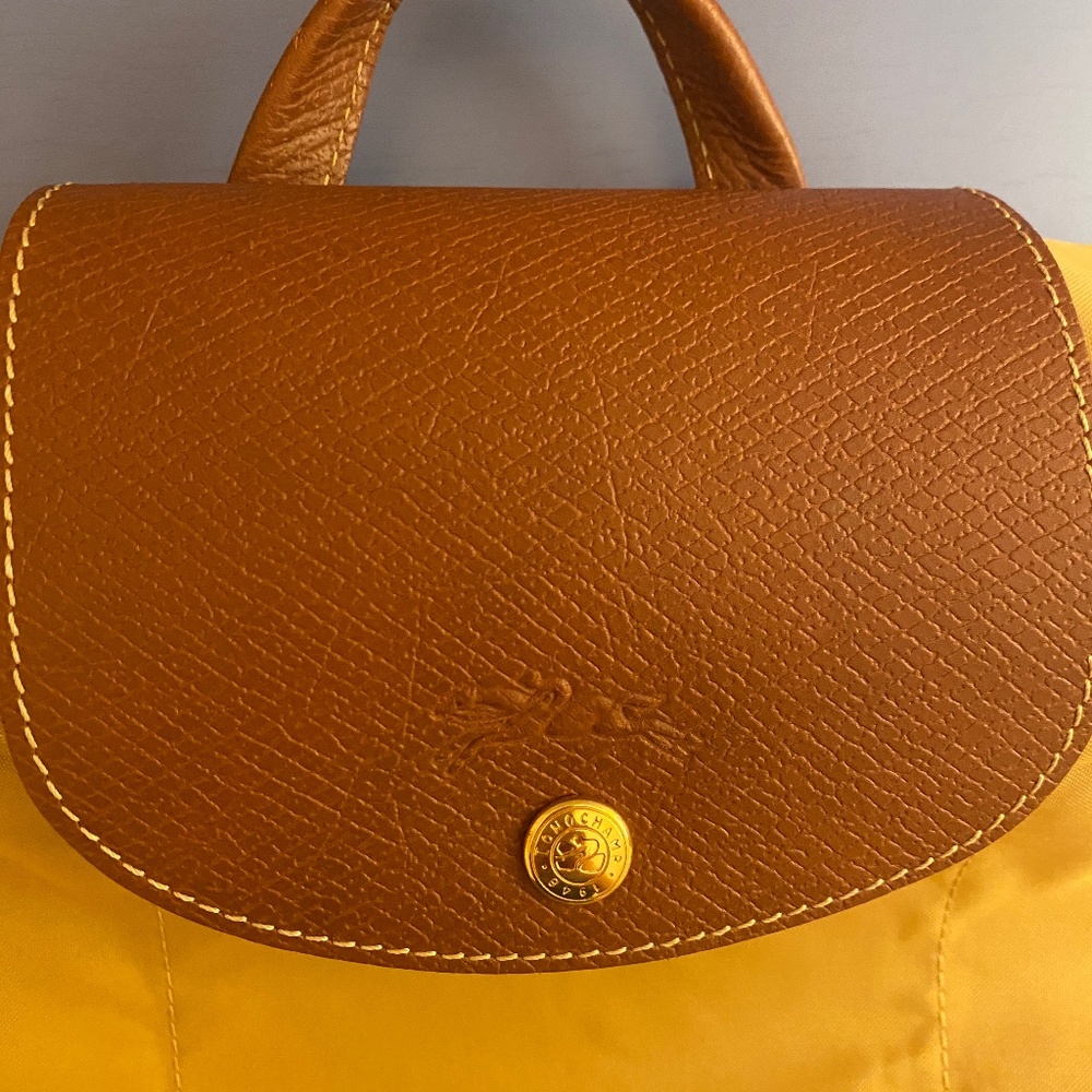 Longchamp Yellow Backpack - image 3